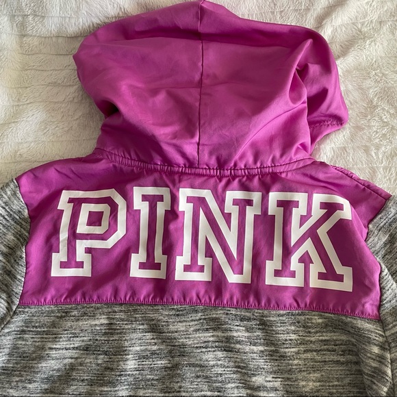 SOLD - Gray PINK Light Hoodie - Picture 5 of 6